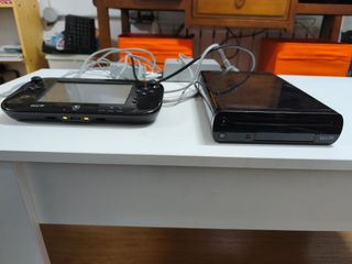 Consola Nintendo Wii U Negra,juegos y figuras