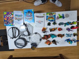 Consola Nintendo Wii U Negra,juegos y figuras