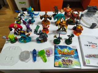 Consola Nintendo Wii U Negra,juegos y figuras