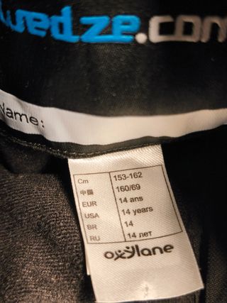 Pantalones de esquí Wed’ze (Decathlon) – Talla 14