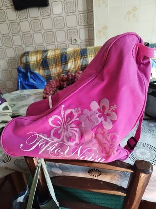 Patines rosas 4 ruedas KF School + regalo