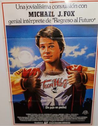Cartel Cine Teen Wolf Michael J. Fox