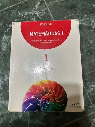 Libro matematicas 1 bachiller