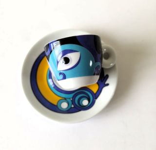 Juego 6 Tazas Café Magic Eyes Porcelana