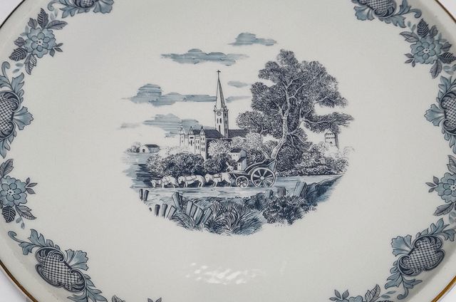 Prato Redondo Campestre Porcelana Vista Alegre