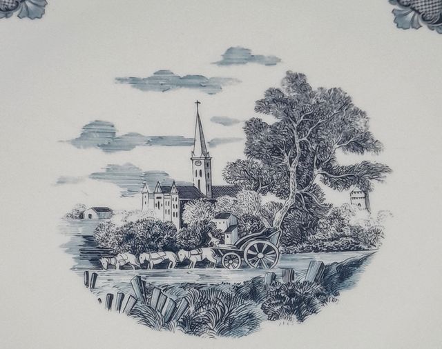 Prato Redondo Campestre Porcelana Vista Alegre