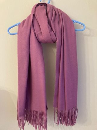 Bufanda morada vintage
