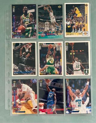 Lote Cromos NBA años 90