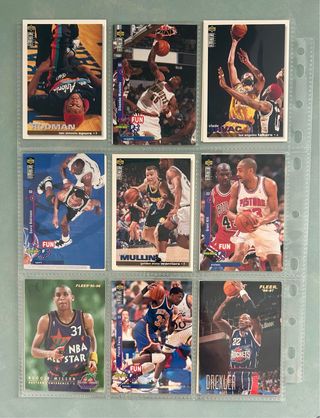Lote Cromos NBA años 90