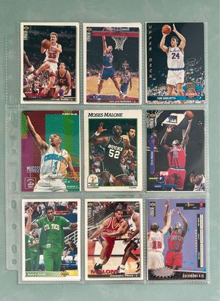 Lote Cromos NBA años 90