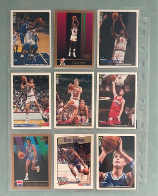 Lote Cromos NBA años 90
