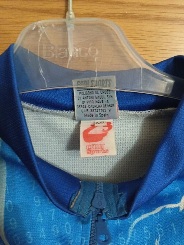 Chaqueta Ciclismo Azul talla XXL