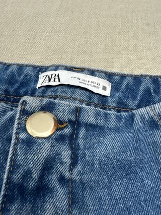 Pantalones Zara Denim Azul Talla 32