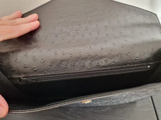 Borsetta a mano/tracolla in pelle nera