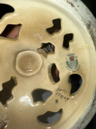 Jarrón Capo di Monte Porcelana Multicolor