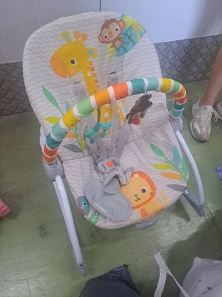 Silla Mecedora Bebé Vibración Relajante