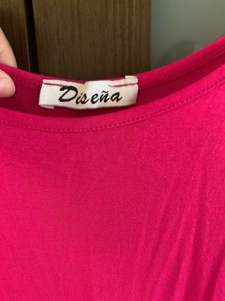 Vestido tutú rosa con volantes