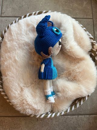 Bambola con vestito da stitch fatta a mano