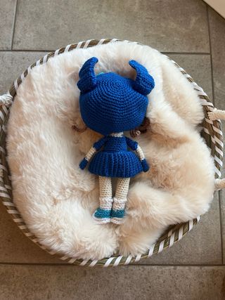 Bambola con vestito da stitch fatta a mano