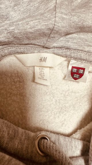 Sudadera H&M Gris Hombre
