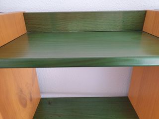 ESTANTERIA RINCONERA BICOLOR MADERA DE PINO MACIZO