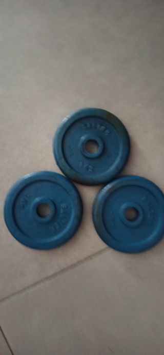 3 Pesas Diacos 1 kg