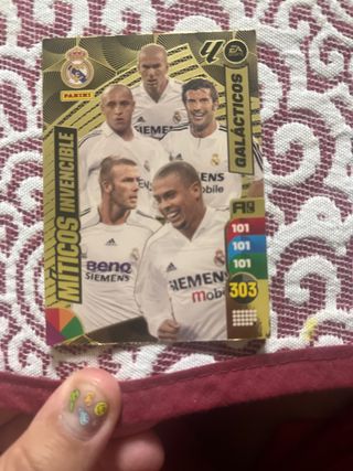 Carta Panini Real Madrid Galácticos Invencibles