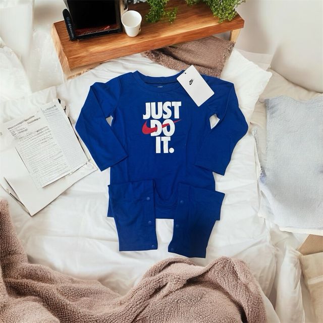 Tuta neonato Nike Just Do It blu