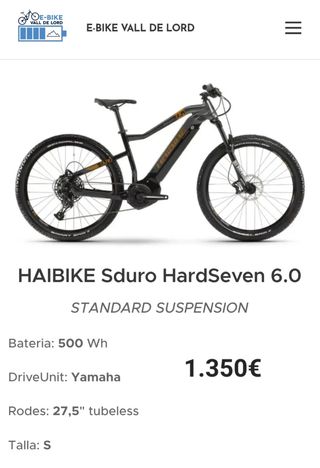 Bici eléctrica Haibike Sduro HardSeven 6.0