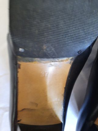 Zapatos de tacón azul marino