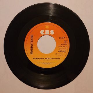 The Manhattans - Kiss and Say Goodbye 45 Giri