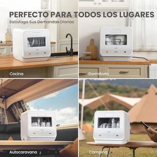 Comfee Mini Lavavajillas de Encimera
