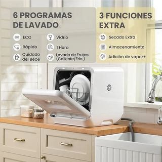 Comfee Mini Lavavajillas de Encimera