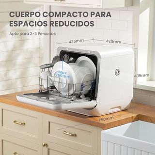 Comfee Mini Lavavajillas de Encimera