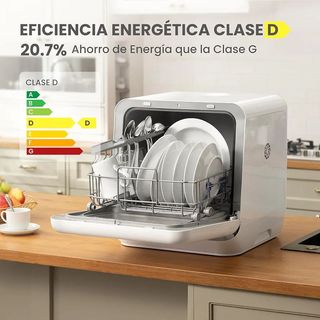 Comfee Mini Lavavajillas de Encimera