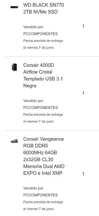 Ordenador nuevo PC gaming