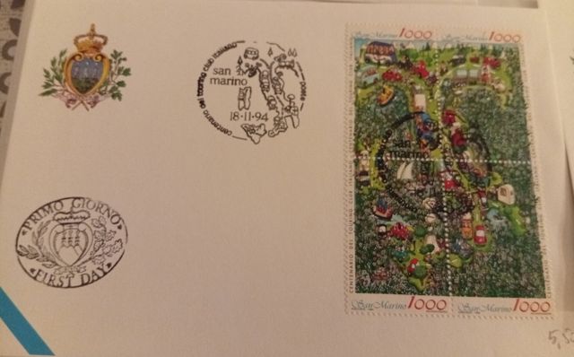 Buste Primo Giorno San Marino Francobolli