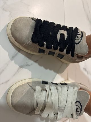Zapatillas Adidas Grises y Negras