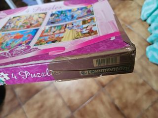 Puzzle Disney Principesse 4 Quadri 48 Pezzi