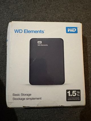 Disco Duro Externo WD Elements 1,5TB