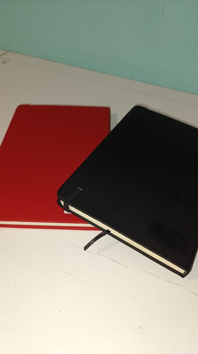 Dos libretas de hoja blancas / 100 hojas