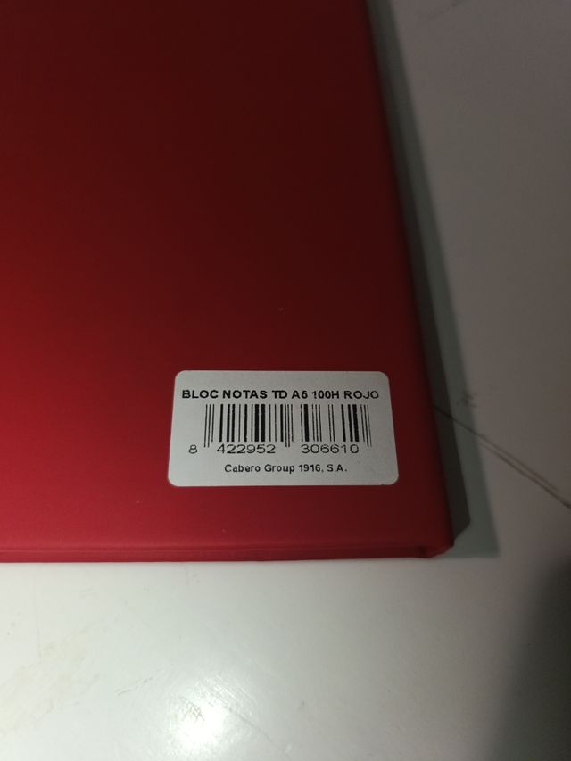 Dos libretas de hoja blancas / 100 hojas