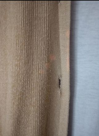 Abrigo fino camel + bufanda cuadros Mango
