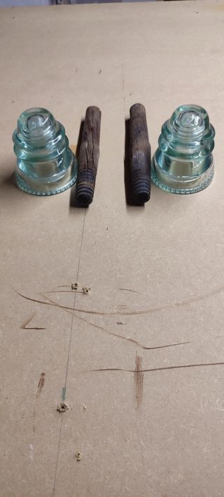 Aisladores de vidrio para postes