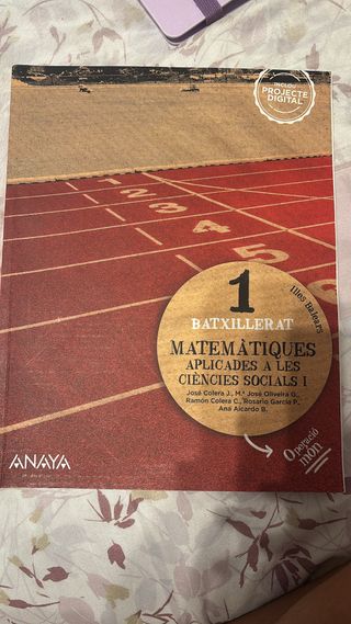Matemàtiques aplicades a les ciències socials I.