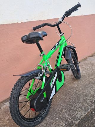 Bicicleta infantil verde