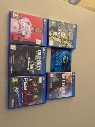 Lote Juegos PS4 + Película Avatar