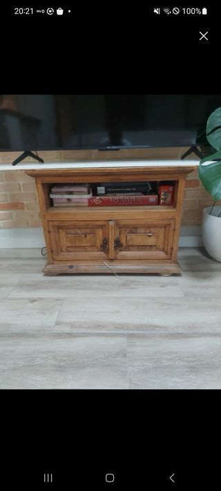 Mueble Rústico Madera TV