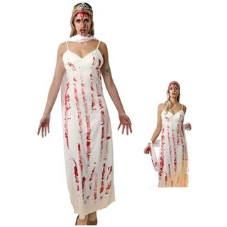 Disfraz Carrie Sangriento Mujer Adulto Vestido S/M