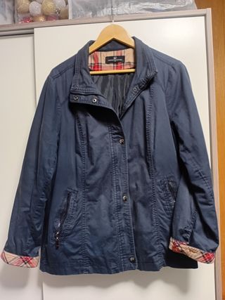 Chaqueta parka azul